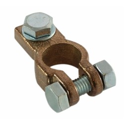 Morsetto batteria positivo a bullone M12,sezione cavo 16 - 70mmÂ²