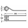 Dente girello adattabile Fahr 16502744 06565574 e Morra 575020 filo 10