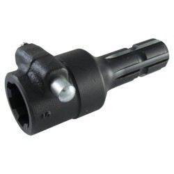 Riduzione per presa di forza con profilo esterno 1" 3/8 e profilo interno 1" 3/4 con pulsante