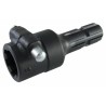 Riduzione per presa di forza con profilo esterno 1" 3/8 e profilo interno 1" 3/4 con pulsante