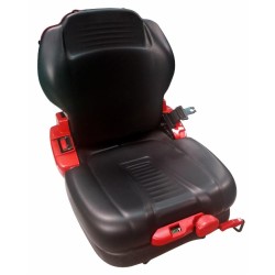 Sedile Komodo in sky nero con sospensione meccanica e microswitch