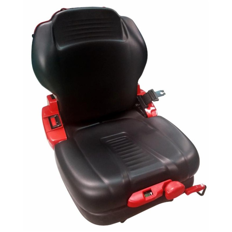 Sedile Komodo in sky nero con sospensione meccanica e microswitch