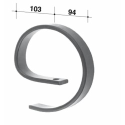 Rinforzo molla dritta 32x10/12mm adattabile Kongskilde ed Eva