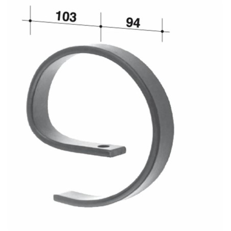 Rinforzo molla dritta 32x10/12mm adattabile Kongskilde ed Eva