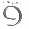 Rinforzo molla dritta 32x10/12mm adattabile Kongskilde ed Eva