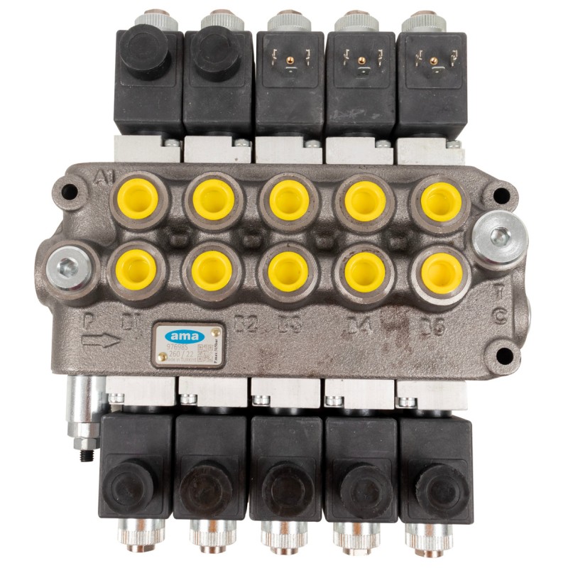 Distributore elettrico 5 sezioni 3/8 BASIC