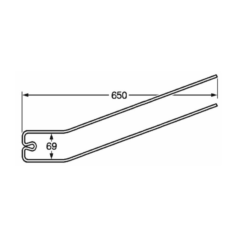 Dente rastrello adattabile GalfrÃ¨ filo 6
