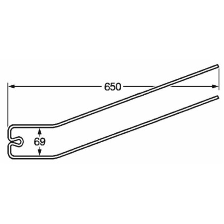 Dente rastrello adattabile GalfrÃ¨ filo 6