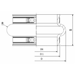 Giunto antivibrante in gomma Ã˜ 200