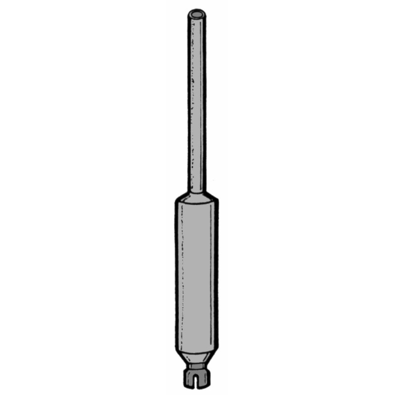 Silenziatore corto per trattore adattabile al riferimento originale Massey Ferguson 1672994M93