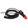 Cavo spiralato con spina accendisigari on/off 3,5m