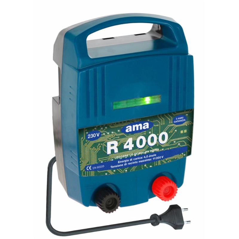Elettrificatore per recinti elettrici Ama Energizer R 4000 230V