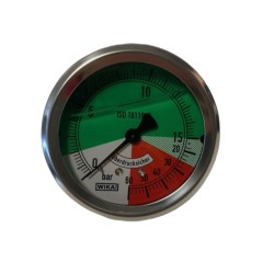Manometro isometrico cassa inox Ã˜ 63 bar 0:15/60