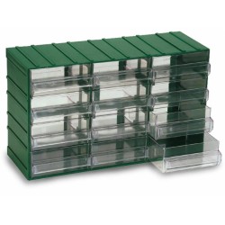 Cassettiera 382x230x148 con 12 cassetti