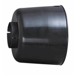 Controcuffia cilindrica con collare lunghezza 145,50mm