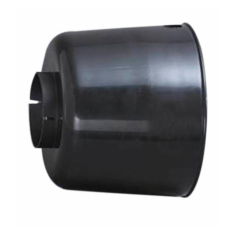 Controcuffia cilindrica con collare lunghezza 145,50mm