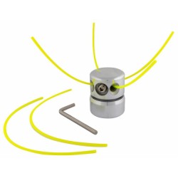 Testina multifilo spollonatrice Swing per decespugliatore in alluminio