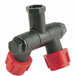 Portagetto doppio snodato con testina filettato G3/8