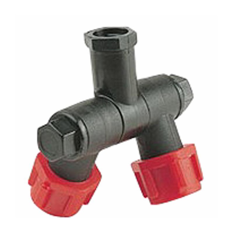 Portagetto doppio snodato con testina filettato G3/8