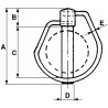 Spina scatto forgiata Ã¸15x82mm