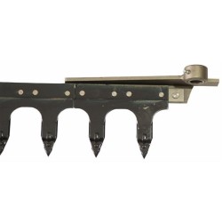 Dentiera 12 denti lunghezza 1,75 mt adattabile a Gaspardo FB 925 21120053