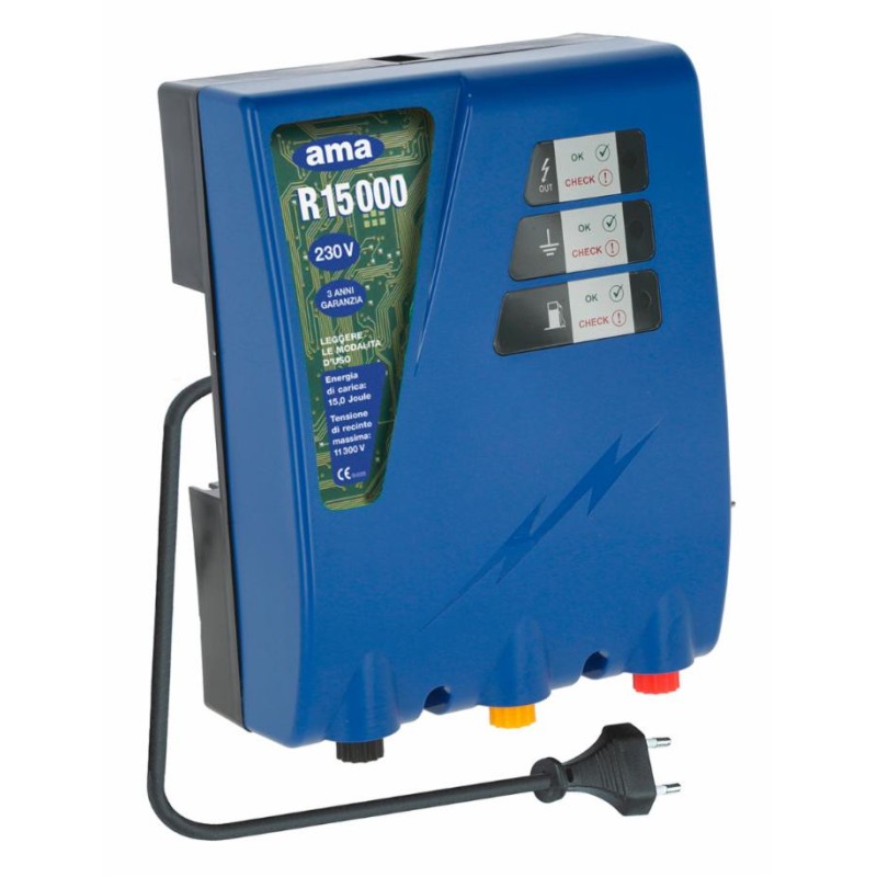 Elettrificatore per recinti elettrici Ama Intelligizer R 15000 230V