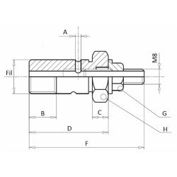 Vite strozzatrice 3/8"