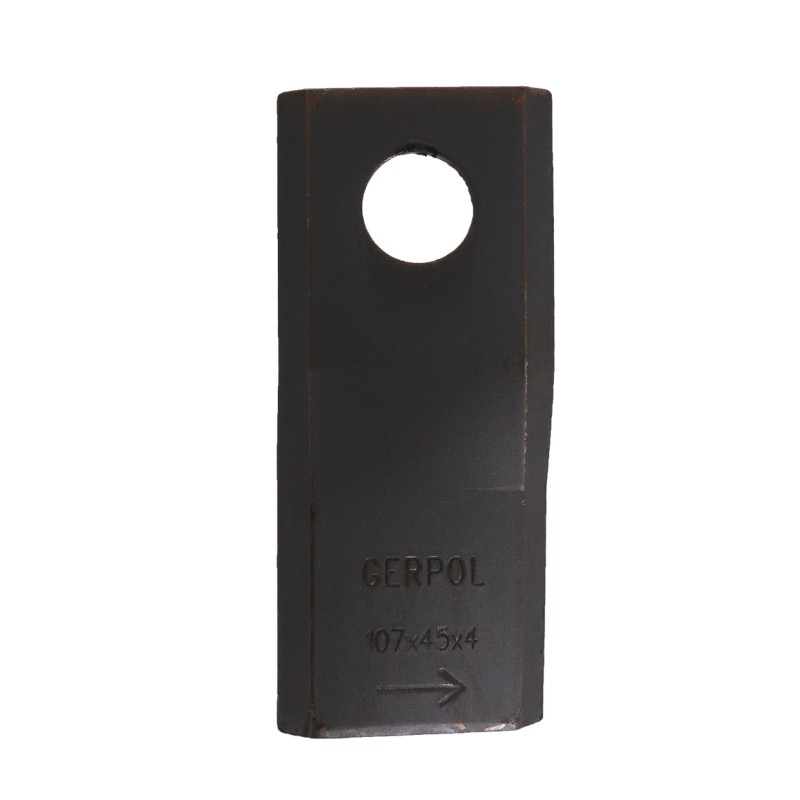 Coltello per falciatrice sx lunghezza 107mm foro Ã˜ 18,2mm