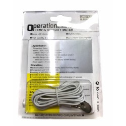 Termometro digitale per interni/esterni in ABS -50+70Â°C