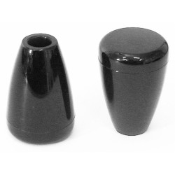 Pomello a testa piatta con foro liscio Ã˜ 8mm
