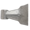 Mazza trincia 85x100mm con attacco 40mm e foro 16,5mm