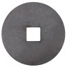 Flangia 145X10 foro quadro 31mm convessa