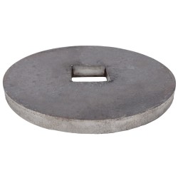 Flangia 145X10 foro quadro 31mm convessa