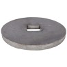 Flangia 145X10 foro quadro 31mm convessa