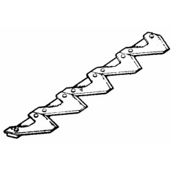 Lama 17 sezioni 3" lunghezza 1,27mt adattabile BCS