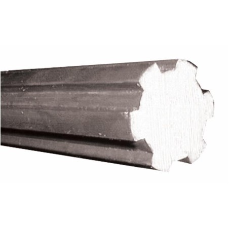 Barra scanalata 21 UNI lunghezza 3m