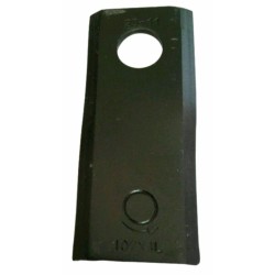 Coltello per falciatrice lunghezza 122mm foro Ã˜ 18,25mm