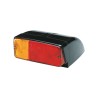 Fanale posteriore alogeno sx 162x70mm con base inclinata