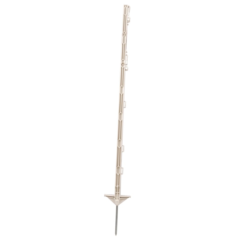 Paletto in plastica bianco con occhielli per corde e bande 156cm