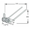 Dente seminatrice anteriore adattabile Gaspardo 16940091 filo 8