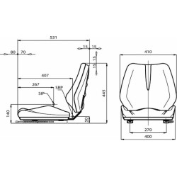 Sedile garden serie Small