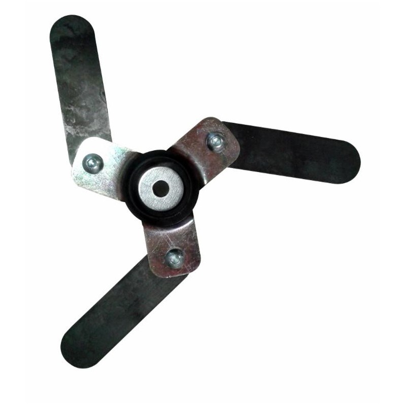 Testina Rotoblade a 3 denti per decespugliatore con lamelle in fibra