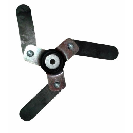 Testina Rotoblade a 3 denti per decespugliatore con lamelle in fibra