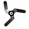 Testina Rotoblade a 3 denti per decespugliatore con lamelle in fibra