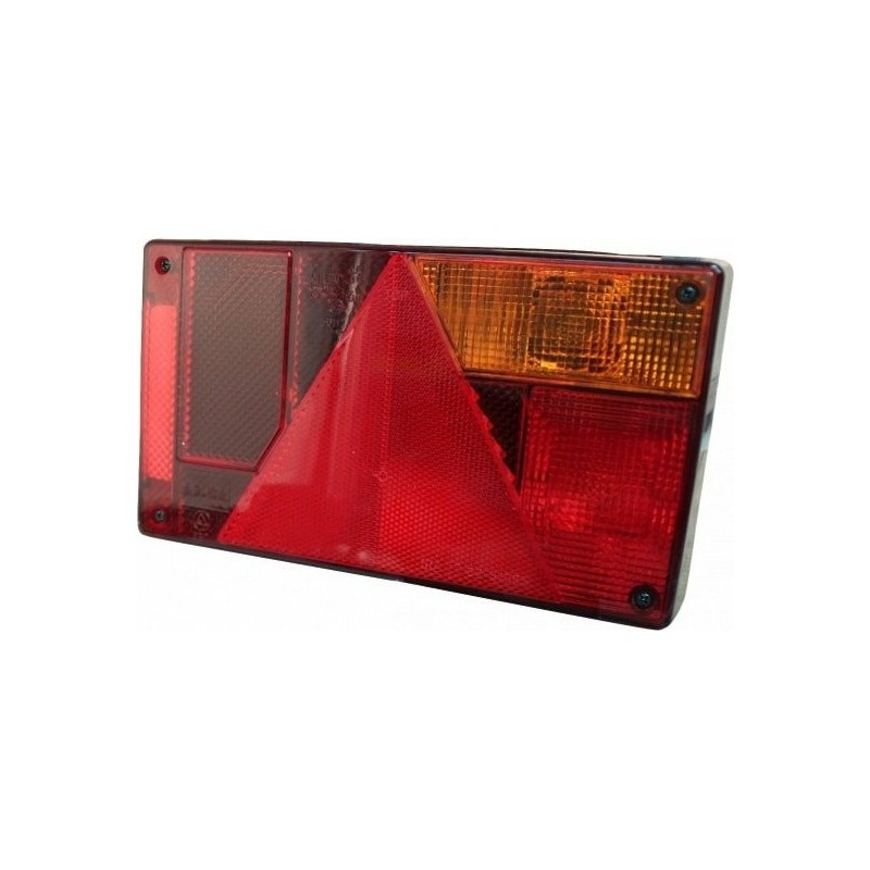 Fanale posteriore alogeno sinistro 5 funzioni 235x135mm