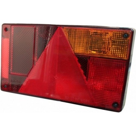 Fanale posteriore alogeno sinistro 5 funzioni 235x135mm