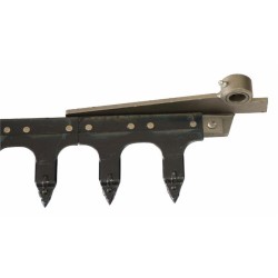 Dentiera 16 denti lunghezza 2,35 mt adattabile a Gaspardo FB940 21120258.