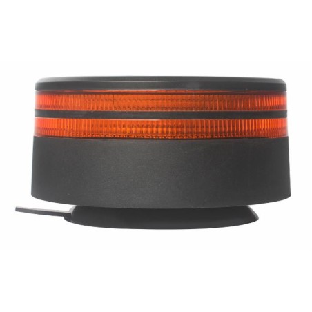 Lampeggiante a 50 LED 12-24V 25W a doppia riga base magnetica