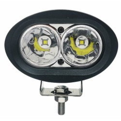 Faro da lavoro 2 LED CREE a lungo raggio freddo 20W IP67