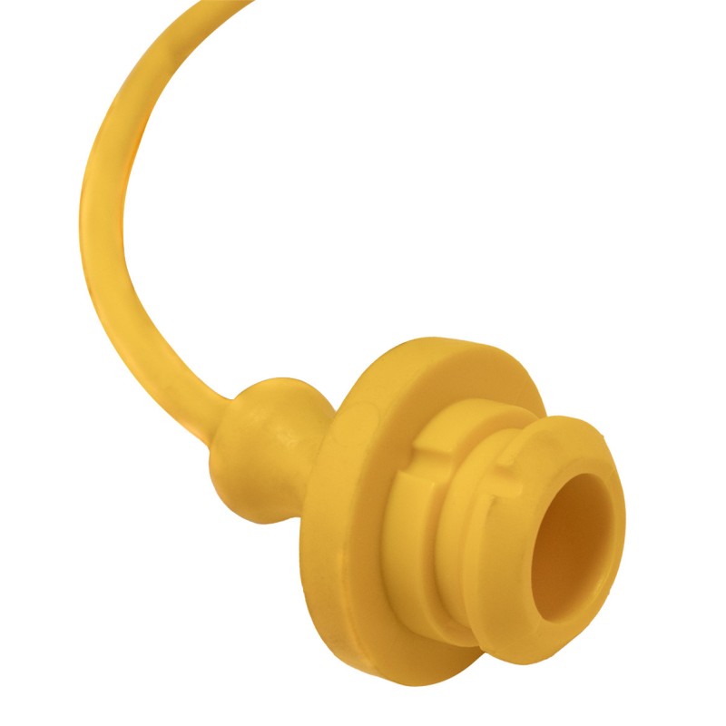 Tappo parapolvere Faster di colore giallo per innesti rapidi femmina da M1/2"